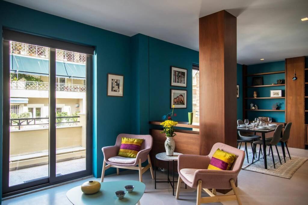 Stylish Decorated Apartment In Kolonaki Атина Екстериор снимка